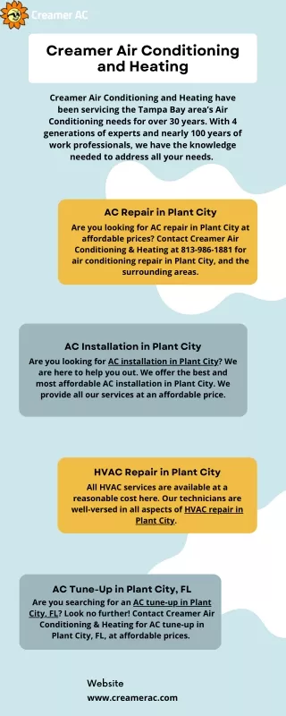 Air Conditioning Service in Plant City