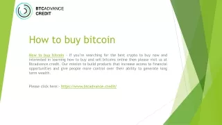 btc advance credit
