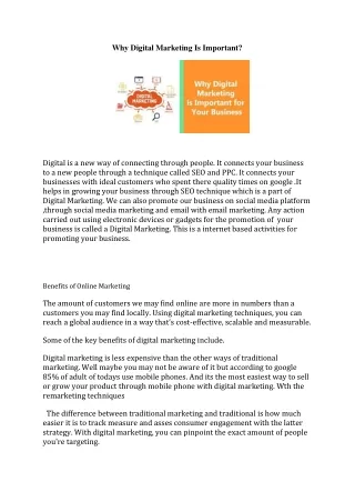 Why Digital Marketing Is Important