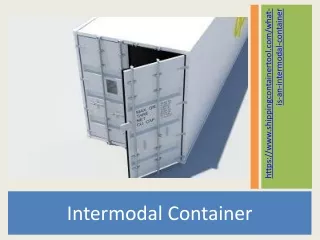 Intermodal Container