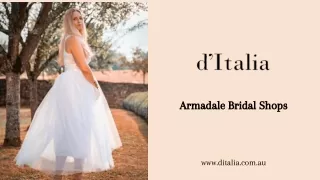 Visit one of the best Armadale bridal shops
