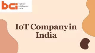 iot company in india