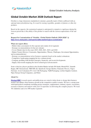 global octabin industry analysis