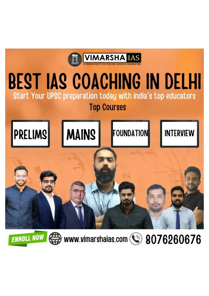 PPT - Best IAS Coaching In Delhi Vimarsha IAS PowerPoint Presentation ...