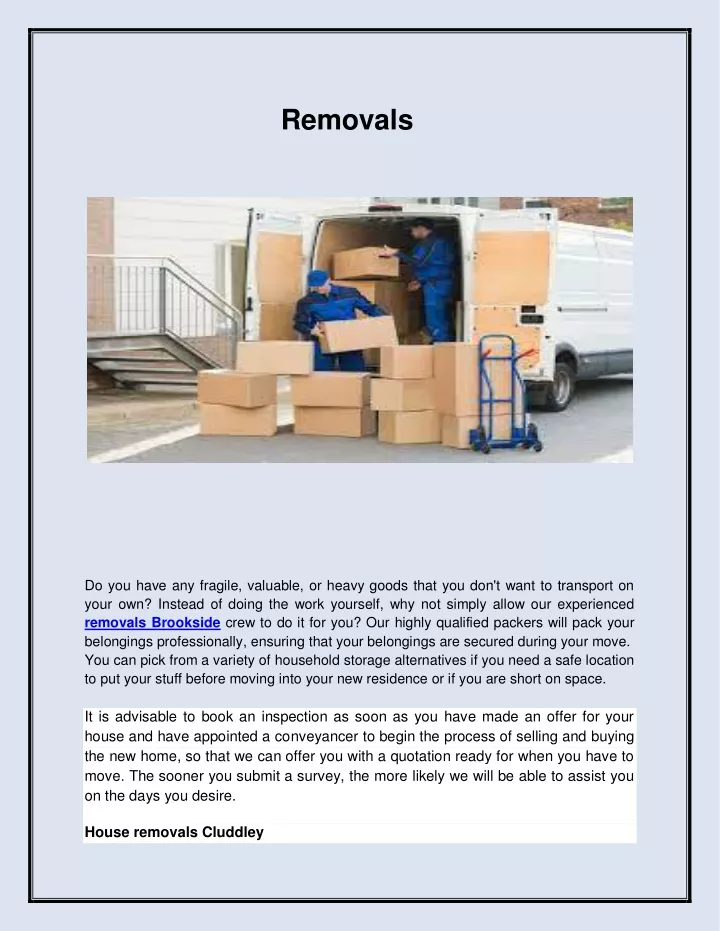 removals