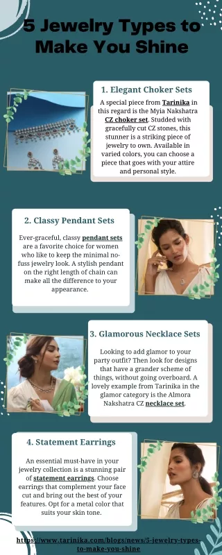 5 Jewelry Types to Make You Shine