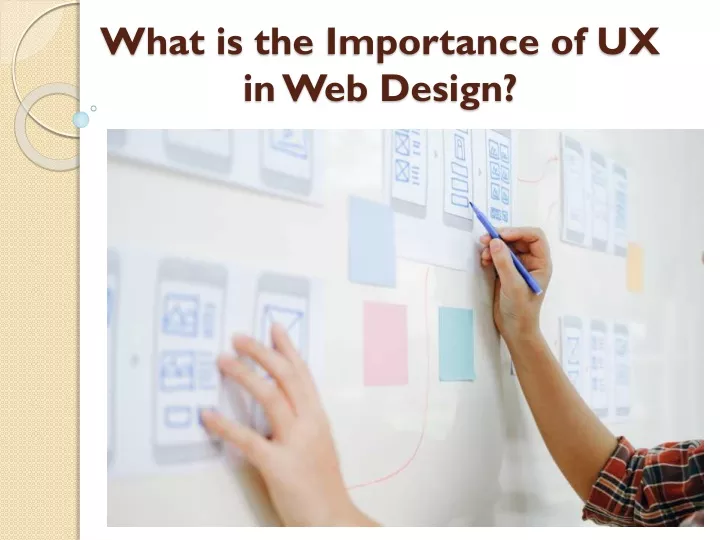 what is the importance of ux in web design