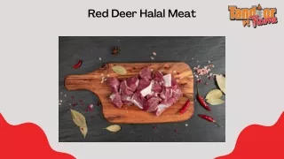 red deer halal meat