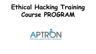 Ethical Hacking Training Course PROGRAM