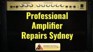Professional Amplifier Repairs Sydney