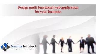 design multi functional web application for your business
