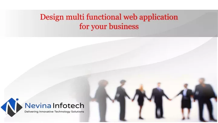 design multi functional web application for your business