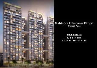 mahindra lifespaces pimpri pimpri pune