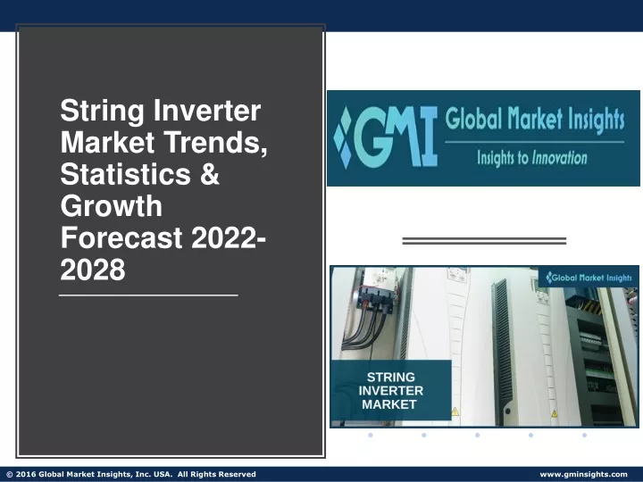 string inverter market trends statistics growth