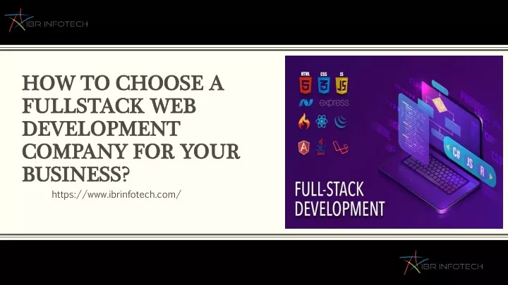 how to choose a fullstack web development company for your business