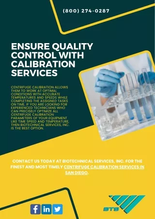 Ensure Quality Control with Calibration Services