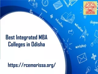 RCEM is one of the best integrated MBA colleges in Odisha