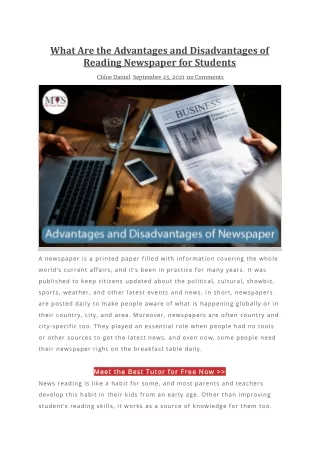 what are the advantages and disadvantages