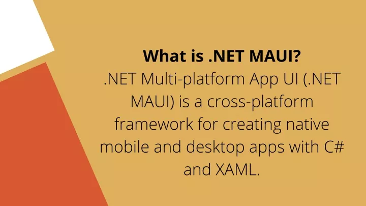 what is net maui net multi platform