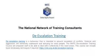 the national network of training consultants