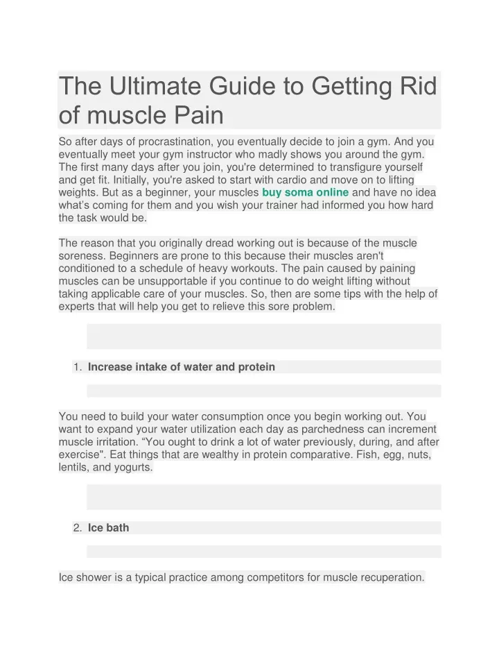 ppt-the-ultimate-guide-to-getting-rid-of-muscle-pain-powerpoint