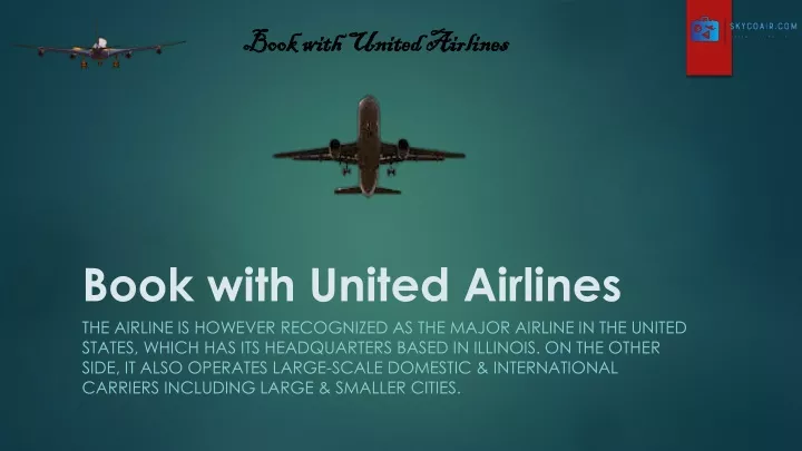 book with united airlines book with united