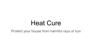 Heat Cure
