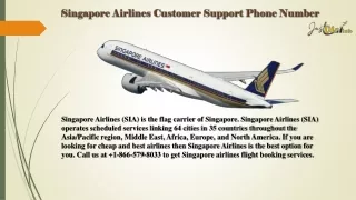 singapore airlines customer support phone number