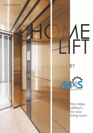 Home Lift by MAS Industries.