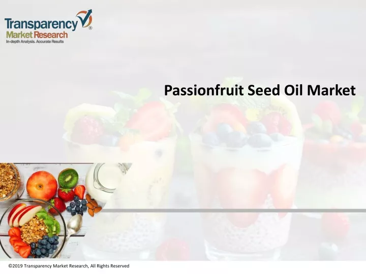 passionfruit seed oil market