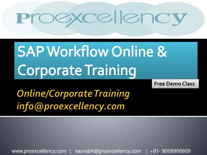 sap workflow online corporate training