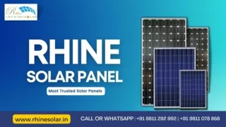 Rhine Solar Limited - Solar Panels Modules Information & Price - Buy Online