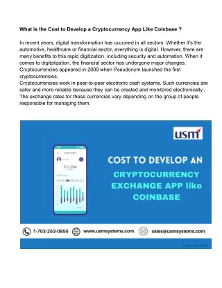 what is the cost to develop a cryptocurrency
