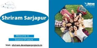 shriram sarjapur