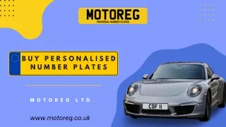 Buy Personalised Number Plates - Motoreg Ltd.