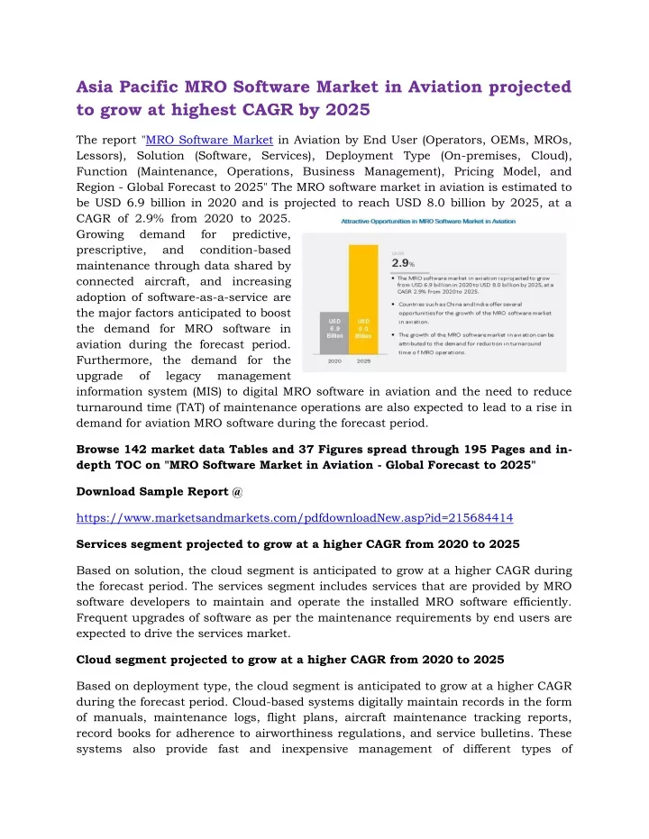 asia pacific mro software market in aviation