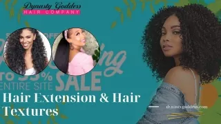 Choose the Right Hair Extension & Hair Textures