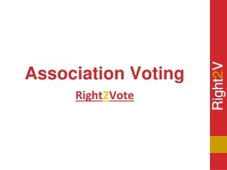Right2Vote | Association Election Voting Website in India