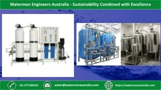 Waterman Engineers Australia Sustainability Combined with Excellence