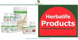 Amazing Range of Herbalife Products Available Online - Herbashakes