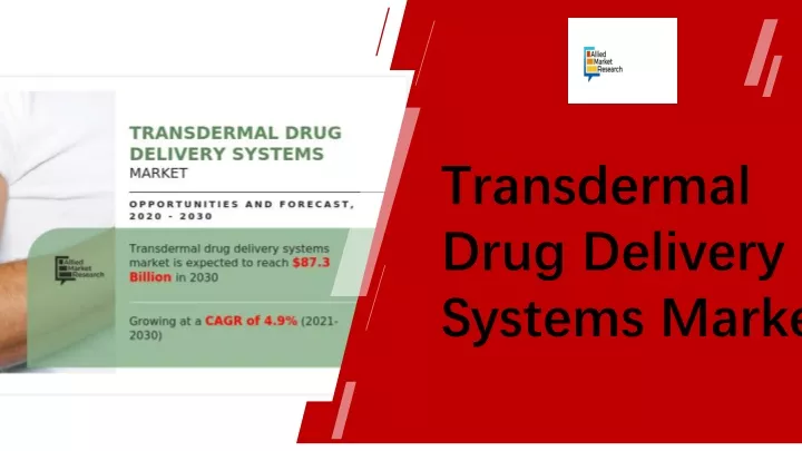 transdermal drug delivery systems market