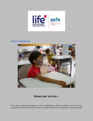 Life School Jakarta  Lifeschooljakarta