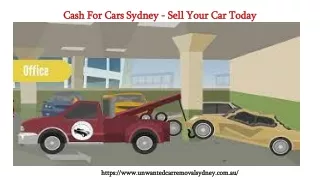 Cash For Cars Sydney - Sell Your Car Today