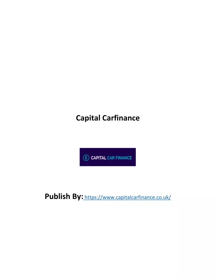 capital carfinance
