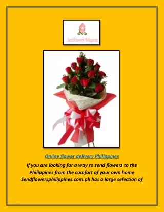 Online Flower Delivery Philippines | Sendflowersphilippines.com.ph