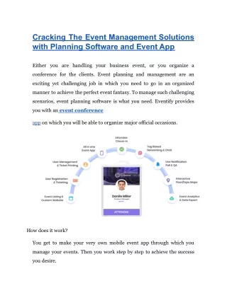 cracking the event management solutions with