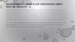 quickbooks outlook is not responding here s how to tackle it