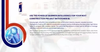 use the power of business intelligence for your