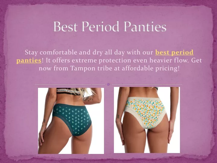 best period panties