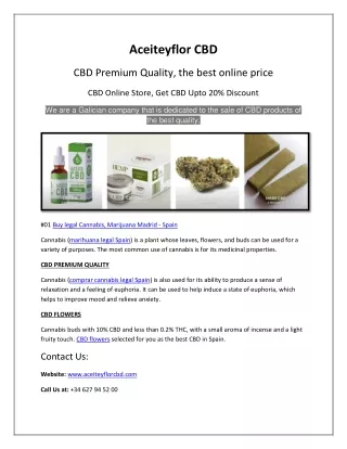 Buy Legal Marijuana at your nearest store | Spain 28003